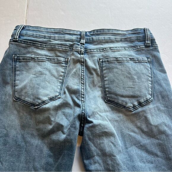 KanCan Women's Faded Blue Distressed Blue Jeans Size W9 - Picture 8 of 9